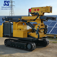 Pompe moteur hydraulique solaire pour poteleuse, mât inclinable gauche-droite, corps rotatif à 360°, haute efficacité pour PV multi-angles