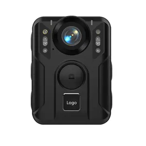 Kamera badan Mini Full HD 4K nirkabel, kamera dapat dipakai perekam penegak hukum WIFI GPS