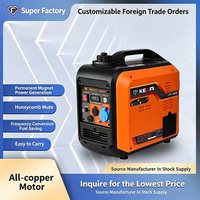 KN6500I Tragbarer 3KW 5KW Kleiner Benzin/LPG Dual-Fuel Generator mit Variabler Frequenz 230V für Haushalt und Outdoor, Mini Leiser Generator
