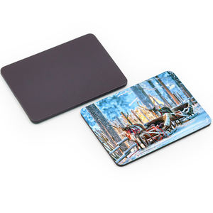 Logo personnalisé époxy impression 3d Oman <span class=keywords><strong>Islande</strong></span> Norvège Finlande Souvenir aimant de réfrigérateur - Product Image 2