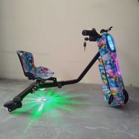 Trottinette électrique intelligente à 3 roues 36V avec batterie au lithium et moteur sans balais pour adultes et enfants
