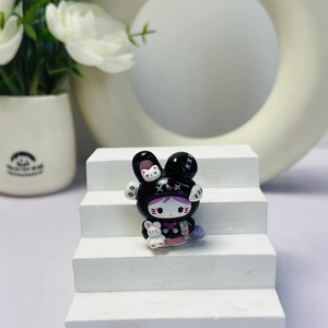 Bonjour KT chat modifié mignon poupée bricolage petit pendentif jouet petit ornement à la mode Figurine cadeau en Stock en gros - Product Image 3