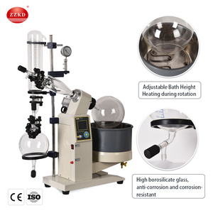 Destilador de vapor de aceites esenciales de hierbas, equipo rotovap, precio, evaporador rotatorio al vacío, almacén en EE. UU., en stock - Product Image 2