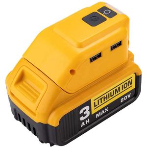 ¡Venta caliente! Convertidor de adaptador de batería, DCB090 A901, Compatible con Dewalt 18V 20V, baterías de iones de litio deslizantes - Product Image 5