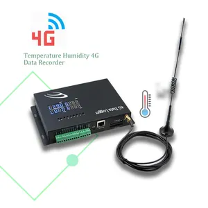 אלחוטי 4G Gprs טמפרטורת לחות מעורר חיישן בקר צג מערכת נתונים לוגר עם כרטיס ה-sim חריץ