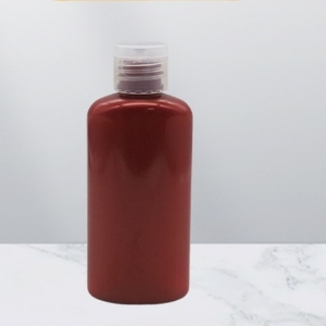 2025 botellas de plástico personalizables con diseño plano ovalado abatible para champú de Gel subembotellado loción de Perfume crema agua uso de alimentos - Product Image 4