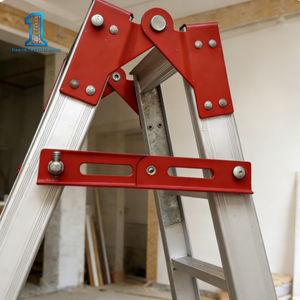 Kit <span class=keywords><strong>de</strong></span> Herrajes para Escalera en A, Componentes Metálicos Rojos + Juego Completo <span class=keywords><strong>de</strong></span> Tornillos |   Repuesto <span class=keywords><strong>de</strong></span> Escalera <span class=keywords><strong>de</strong></span> Diseño Industrial <span class=keywords><strong>de</strong></span> Alta Resistencia - Product Image 4