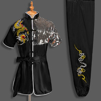 Combinaisons de compétition de Wushu Kungfu brodées sur mesure de qualité supérieure, style pour adultes unisexe, combinaisons de Nanquan