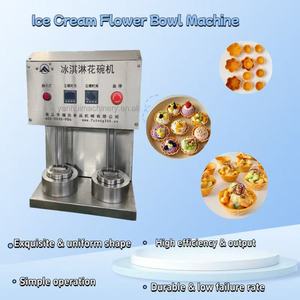 Machine <span class=keywords><strong>semi</strong></span>-automatique professionnelle pour la fabrication de cornets de crème glacée en forme de bol profond, production Malaisie - Product Image 2