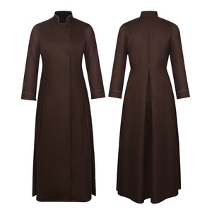 Disfraz de sacerdote, 4 colores, túnica de iglesia de manga larga para Halloween, actuación en escenario, tamaño adulto - Product Image 5