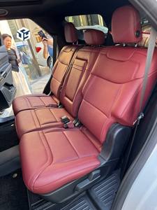 Fundas de asiento de accesorios de coche de ajuste personalizado de cuero superior para asientos <span class=keywords><strong>Ford</strong></span> <span class=keywords><strong>Explorer</strong></span> 6-7-8 de 2009 a 2025 - Product Image 3