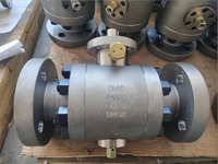 Vanne à boisseau sphérique OEM haute température métal sur métal A105 ASTM A182 F11/F22 A350 LF2