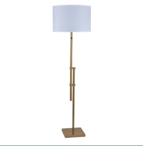 Lámpara de Pie con Tubo de Hierro y Pantalla de Lino para Oficina, Habitación de Hotel, Lámpara de Lectura - Product Image 3