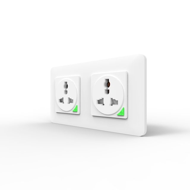 SZMYQ Tuya WiFi Smart Power Socket 16A Universal Plug with Alexa Voice Control Smart Home Electrical Outlets and Power Monitor