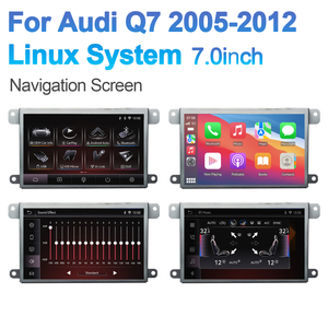 หน้าจอระบบนำทางในรถยนต์ Navihua ขนาด 7 นิ้ว ระบบ Linux พร้อมแผงสัมผัส GPS สำหรับอัพเกรดระบบมัลติมีเดียของ Audi Q7 ปี 2005-2012 - Product Image 1