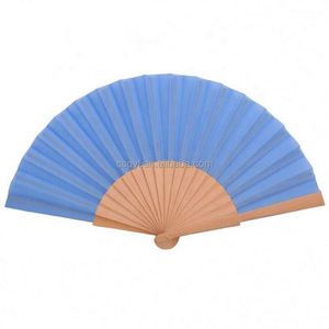 Personalize Wooden Hand Made Fans Custom Printed Logo Folding High Quality Personalized Wood Hand Held Fan Advertising Fan - Product Image 4