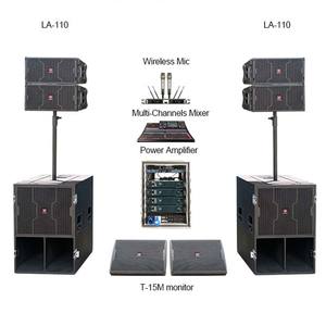 Audio professionnel double 10 pouces DJ Power Speaker Box haut-parleur passif/actif - Product Image 3