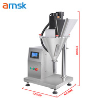 Machines de remplissage de haute précision, machine de remplissage et de scellage semi-automatique pour ensacheuse de poudre à vis sans fin