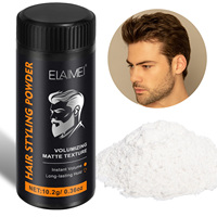 ELAIMEI Formule Naturelle Sûre Douce Tenue Longue Durée Poudre Coiffante Texturisante Mate 10g Poudre Volumisante pour Cheveux pour Hommes