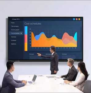 ألواح ذكية تفاعلية رقمية LCD 4K للمدارس التعليمية 55 65 75 85 86 98 بوصة لوح أبيض تفاعلي - Product Image 6