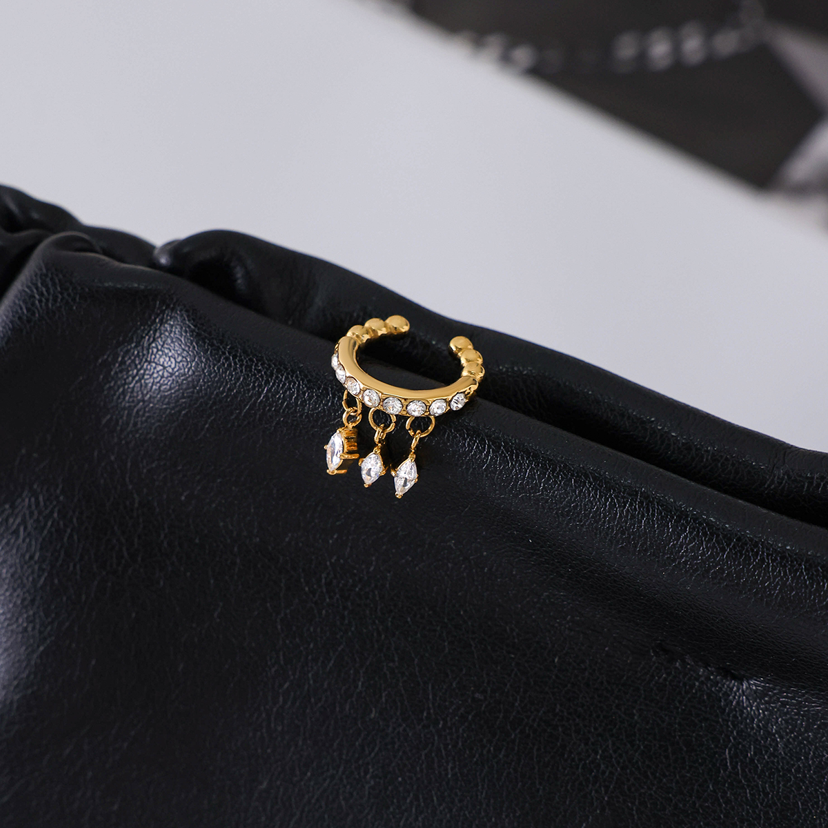 pvd gold plated ear cuffs