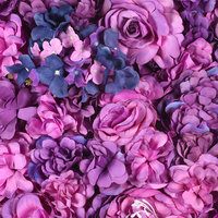 Mur de fleurs artificielles en promotion – Rose moderne 40x60cm pour intérieur/extérieur, idéal pour fêtes, mariages, fête des Mères, anniversaires, Noël