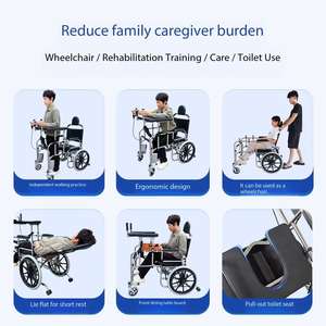 Cadeira de Rodas Multifuncional Direto da Fábrica: Dispositivo de Mobilidade e Reabilitação 2 em 1 com Exoesqueleto - Product Image 3