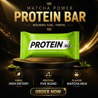 Barre protéinée mini-cube au thé vert matcha
