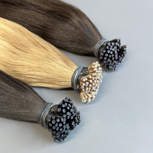 Extremos completos Todos los colores Cabello virgen 100g Vietnamita I Tip teñido Alta calidad Nueva longitud personalizada - Product Image 3