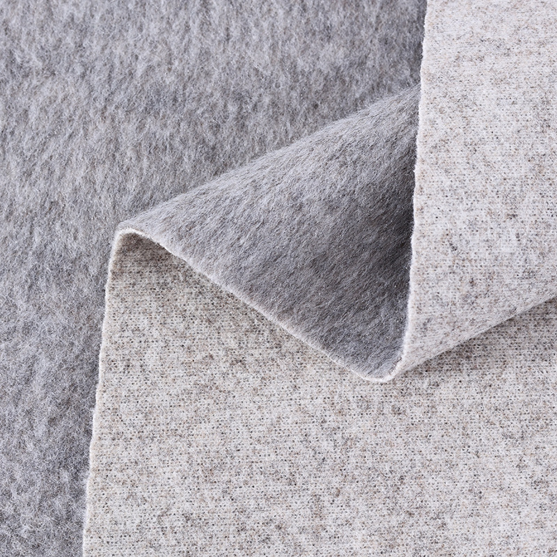 Wholesale Wool and Cashmere Fabric, Solid Color, Thickened, Suitable for Autumn and Winter Coats Capes and Clothing Wool Fabric.