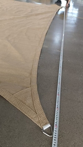 Güneş gölge yelken kavisli ticari açık gölge kapak kum dikdörtgen ağır geçirgen 250GSM köy gölge bez - Product Image 6