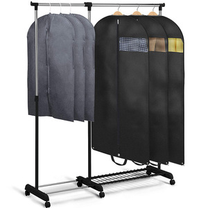 Sac <span class=keywords><strong>de</strong></span> costume personnalisé avec logo, <span class=keywords><strong>en</strong></span> toile non tissée, <span class=keywords><strong>en</strong></span> coton blanc, <span class=keywords><strong>housse</strong></span> <span class=keywords><strong>de</strong></span> <span class=keywords><strong>vêtement</strong></span> anti-poussière - Product Image 5