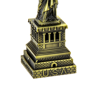 Statue de la Liberté en Métal Moulé Sous Pression, Modèle d'Artisanat, Décoration de Maison, Collection de Souvenirs, Sculpture d'Art, Taille Personnalisée