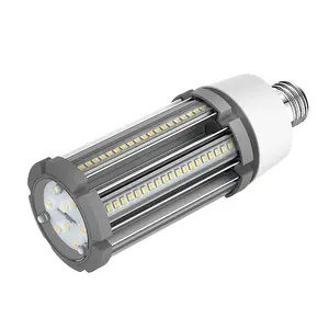 Paling Kecil Ukuran 27W Lampu Jagung LED Fitting Tertutup DLC/CE 150lm/W Luminer Luar Ruangan