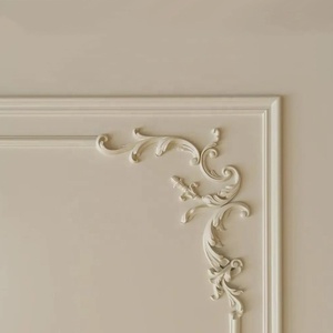 PU nouveau coin fleur salon fond mur bordure décoration PU corniche moulage - Product Image 1