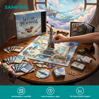 Robustes Sky Terraces Brettspiel-Set mit Verschleißfesten Spielsteinen & Verstärkter Box für Langlebigen Familieneinsatz Spielkarten