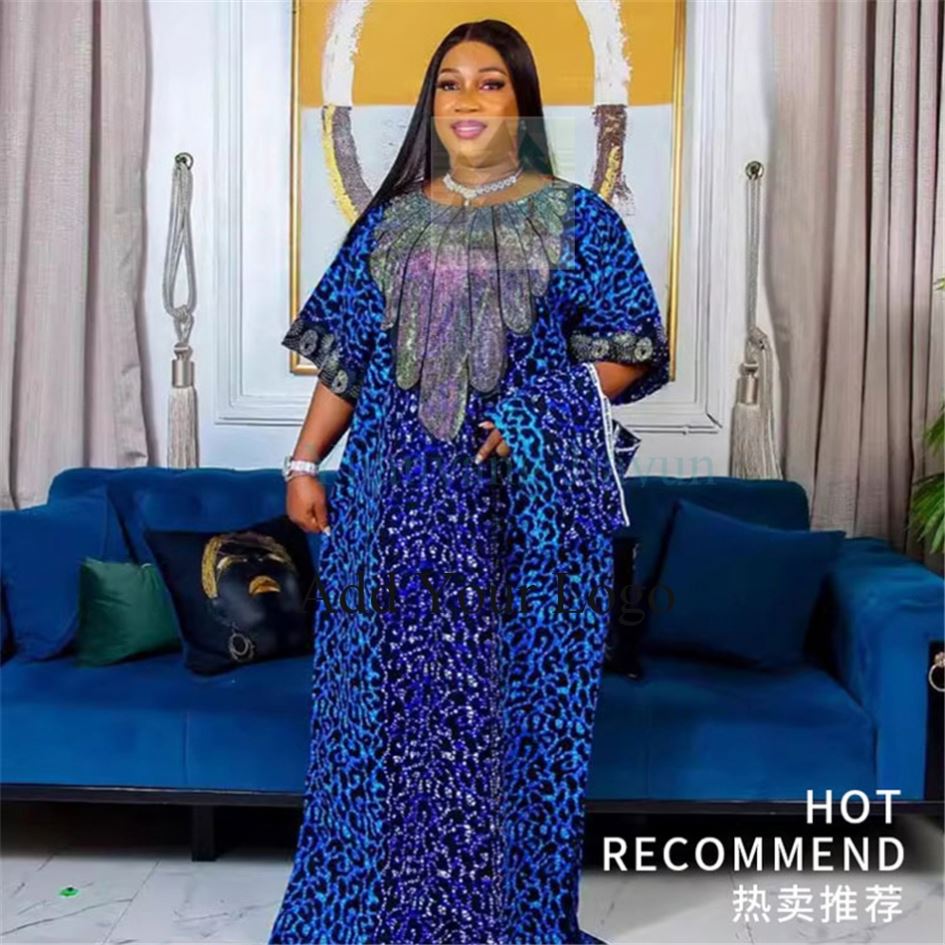 Dress African Dress Plus Size Fashion Sequin Dera Dresses African Womens  Evening Gown African Women Clothing