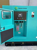 Générateur silencieux Binshi BLD28J 20-50KW refroidi par eau, biogaz/gaz naturel, efficacité 85%, onduleur triphasé, protection IP23, 24V