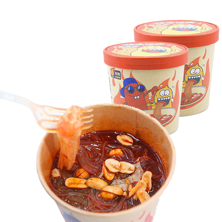 106 г * 6 чашек суань-ла-фен, китайский суп-лапша, острая лапша, лапша для китайской уличной еды из лапши, горячая и кисладкая Картофельная лапша