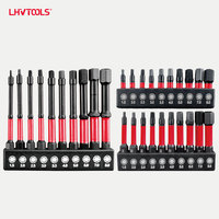 Jeu de 30 embouts de tournevis magnétiques industriels Phillips LJ-29b en acier trempé Cr-V 1,5-8,0 mm longs/courts/moyens pour perçage DIY OEM/ODM
