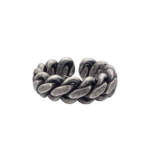 Craft Wolf 2026 Joyería <span class=keywords><strong>Fina</strong></span> de Moda <span class=keywords><strong>para</strong></span> Mujer y Hombre, Anillo de Cadena Cubana Delicado de Acero Inoxidable Chapado en Oro y Plata, Fábrica de Joyería - Product Image 2
