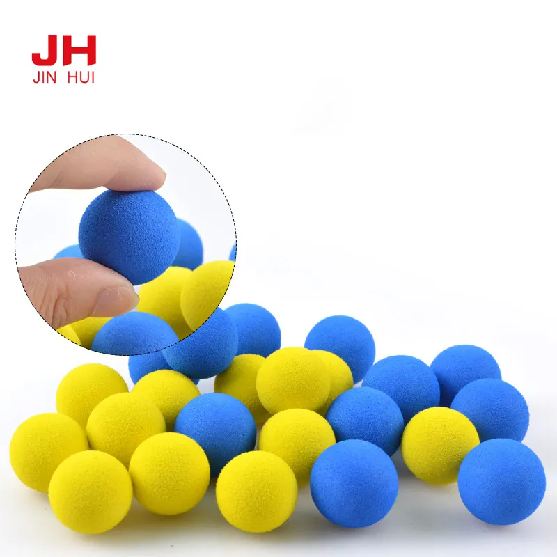 High density cheap bouncy balls colorful eva/nbr foam anti stress sponge small soft rubber balls
