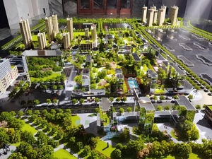 Maquette architecturale YUNJIE pour l'<span class=keywords><strong>immobilier</strong></span> - Modèle miniature 3D haute précision avec éclairage LED, design traditionnel, garantie 3 ans - Product Image 2