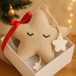 Juguete <span class=keywords><strong>de</strong></span> Estrella Tejida a Crochet <span class=keywords><strong>para</strong></span> Bebé, Estrella <span class=keywords><strong>de</strong></span> Cinco Puntas Hecha a Mano, Amigurumi con <span class=keywords><strong>Caja</strong></span> Musical <span class=keywords><strong>de</strong></span> Estrella <span class=keywords><strong>de</strong></span> Crochet <span class=keywords><strong>de</strong></span> Color Personalizado <span class=keywords><strong>para</strong></span> Recién Nacidos - Product Image 6