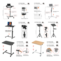 Support d'ordinateur portable pliable et réglable en aluminium avec ventilateur USB et plateau pour souris – Refroidisseur portable pour ordinateur portable