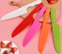 Couteau à gâteau d'anniversaire pour enfants Offre Spéciale outil de coupe de fruits en plastique bon marché