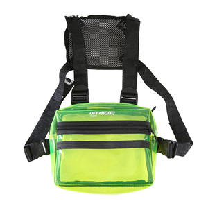 Bolsa <span class=keywords><strong>de</strong></span> pecho personalizada <span class=keywords><strong>de</strong></span> Hip Hop para hombre y mujer, chaleco <span class=keywords><strong>de</strong></span> pvc para correr por <span class=keywords><strong>la</strong></span> noche - Product Image 4