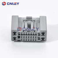 Conector Eléctrico Automotriz Gris de 28 Pines, Carcasa de Enchufe Macho y Hembra Sin Sellar, Conector Eléctrico para ECU de Automóvil, para Cableado de Automóviles