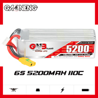 Batterie LiPo RC GAONENG GNB 5200mah 6S 22.2V 110C XT90, hélicoptères de 600 mm à 700 mm, avions de guerre de 800 mm, Align 600, T-Rex 600, hélicoptère