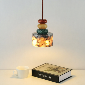 Lámpara Colgante de Mármol para Mesita de Noche, Estilo Mid-Century, para Recibidor, Sala de Estar, Comedor, Cocina, Restaurante - Product Image 4